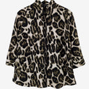 Second-Hand - Liz Jordan Beaded Animal Print Shirt Size 10 - SwapUp