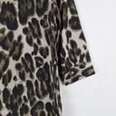Second-Hand - Liz Jordan Beaded Animal Print Shirt Size 10 - SwapUp