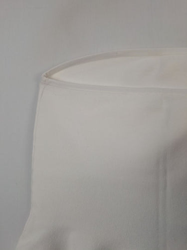 Second-Hand - Witchery Fresh White Peplum Knit Top Size M - SwapUp