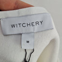 Second-Hand - Witchery Fresh White Peplum Knit Top Size M - SwapUp