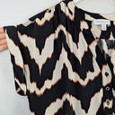 Second-Hand - Witchery Patterned Cool Summer Work Blouse Size 10 - SwapUp