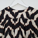 Second-Hand - Witchery Patterned Cool Summer Work Blouse Size 10 - SwapUp