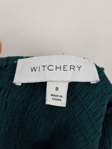 Second-Hand - Witchery Versatile Shirred Bodice Tiered Maxi Dress Size 8 - SwapUp