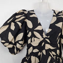 Second-Hand - Witchery V Plunge Cinched Layered Ruffle Mini Dress Size 8 - SwapUp