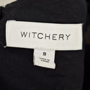 Second-Hand - Witchery V Plunge Cinched Layered Ruffle Mini Dress Size 8 - SwapUp
