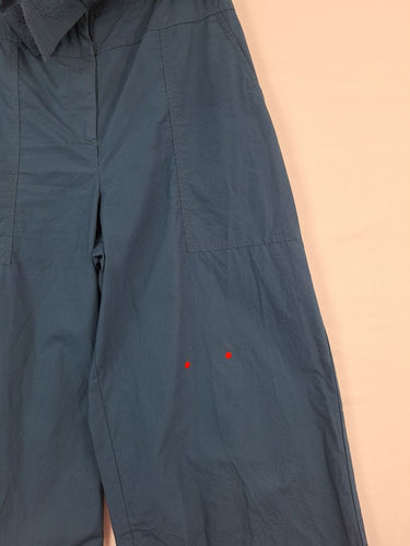 Second-Hand - Witchery Casual Deep Teal Tie Waist Pants Size 8 - SwapUp
