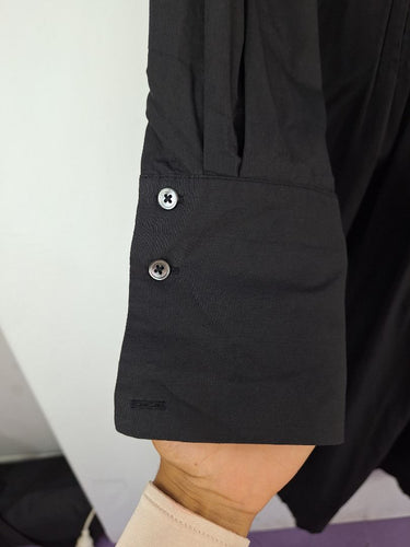 Second-Hand - Nique Noir Aurora Shirt Maxi Dress Size 12 - SwapUp