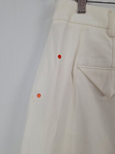 Second-Hand - Witchery Milk White Tailored Wide Leg Pants Size 18 - SwapUp