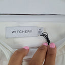Second-Hand - Witchery Milk White Tailored Wide Leg Pants Size 18 - SwapUp