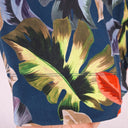 Second-Hand - Trenery Keyhole Cut Out Muted Leaf Top Size S - SwapUp