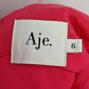 Second-Hand - Aje Fuscia Pink Arista Tulip Sleeve Mini Dress Size 6 - SwapUp