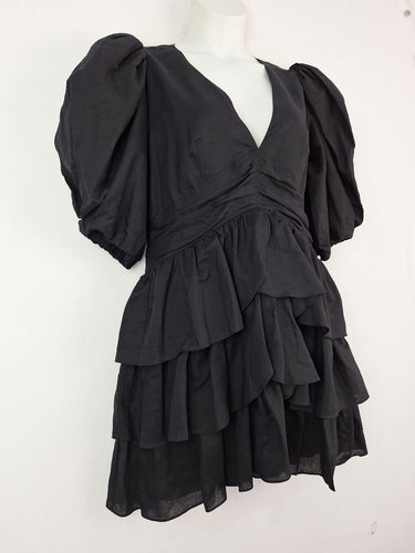 Second-Hand - Witchery Effortless Puffy Sleeved Dress Size 14 - SwapUp