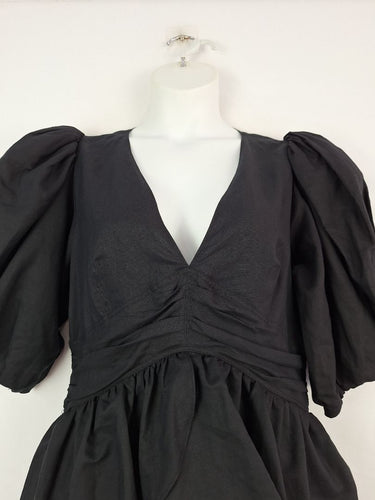 Second-Hand - Witchery Effortless Puffy Sleeved Dress Size 14 - SwapUp