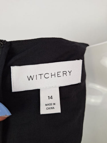Second-Hand - Witchery Effortless Puffy Sleeved Dress Size 14 - SwapUp