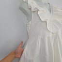 Second-Hand - Petal + Pup White Frill Summer Day Dress Size XL - SwapUp