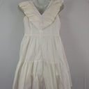 Second-Hand - Petal + Pup White Frill Summer Day Dress Size XL - SwapUp