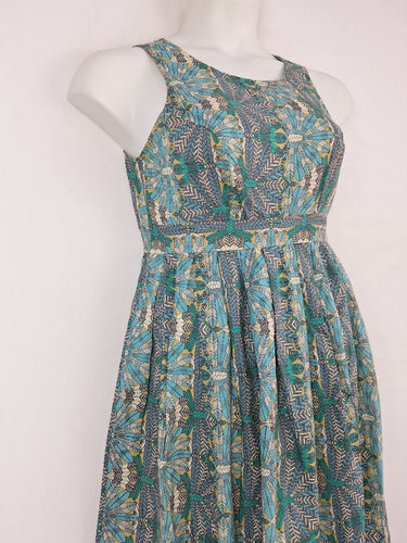 Second-Hand - Rasaleela Feather Printed Tasteful Dress Size M - SwapUp