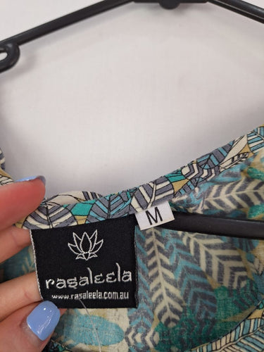 Second-Hand - Rasaleela Feather Printed Tasteful Dress Size M - SwapUp