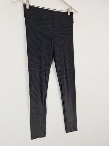 Second-Hand - Koral Zebra Pattern Classic Exercise Leggings Size M - SwapUp