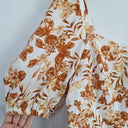 Second-Hand - Commonry Island Flower Linen Top Size 12 - SwapUp