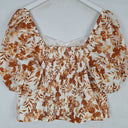 Second-Hand - Commonry Island Flower Linen Top Size 12 - SwapUp