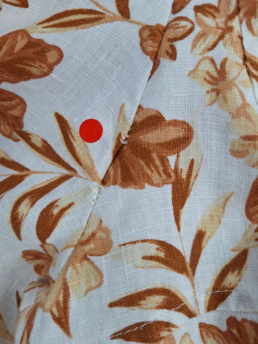 Second-Hand - Commonry Island Flower Linen Top Size 12 - SwapUp