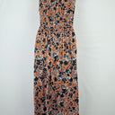 Second-Hand - Witchery Rust Floral Doodle Dress Size 8 - SwapUp