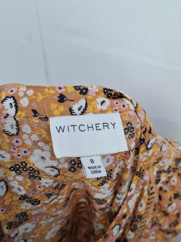Second-Hand - Witchery Sandy Floral Midi Dress Size 8 - SwapUp