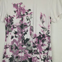 Second-Hand - Liz Jordan Wisteria Print Classic Fit T-shirt Size S - SwapUp