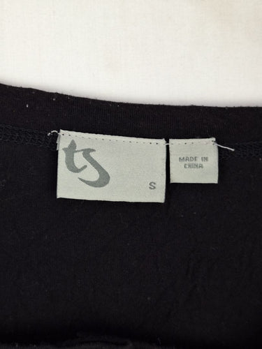 Second-Hand - Taking Shape Crumple Texture Cross Over Top Size S - SwapUp