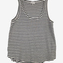Second-Hand - Witchery Soft Linen Blend Stripe Tank Top Size XS - SwapUp