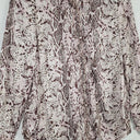 Second-Hand - Liz Jordan Pastel Snake Print Satin Shirt Size 8 - SwapUp