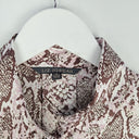 Second-Hand - Liz Jordan Pastel Snake Print Satin Shirt Size 8 - SwapUp