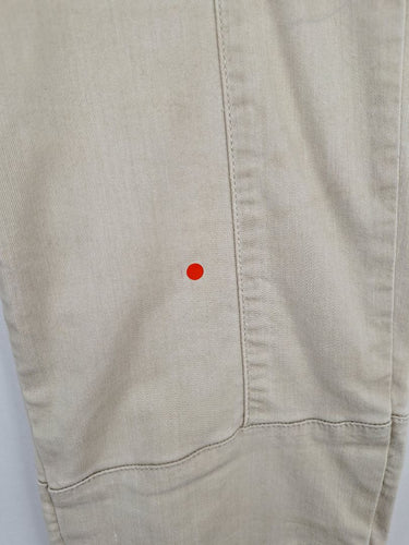Second-Hand - Blue Illusion Washed Olive Jean Style Pants Size S - SwapUp