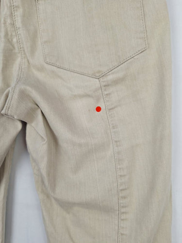 Second-Hand - Blue Illusion Washed Olive Jean Style Pants Size S - SwapUp