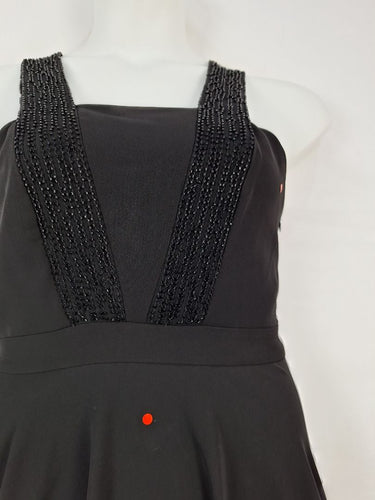 Second-Hand - Wayne Cooper Beaded Bodice Cross Back Dress Size 10 - SwapUp