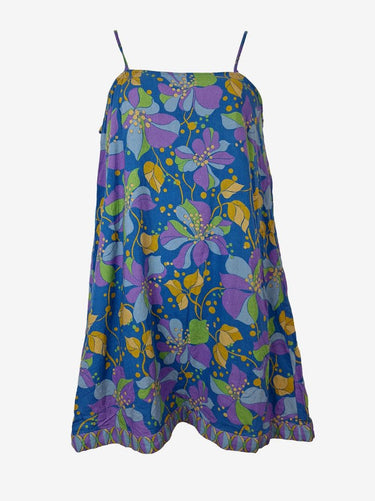 Nine Lives Bazaar Bohemian Linen Blend Mini Dress Size 10