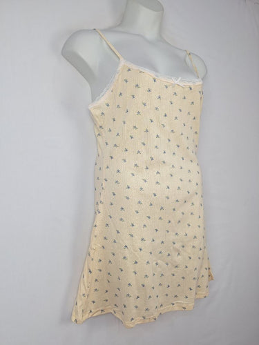 Second-Hand - Sommeil P La Fleur Pointelle Mini Dress Size XL - SwapUp