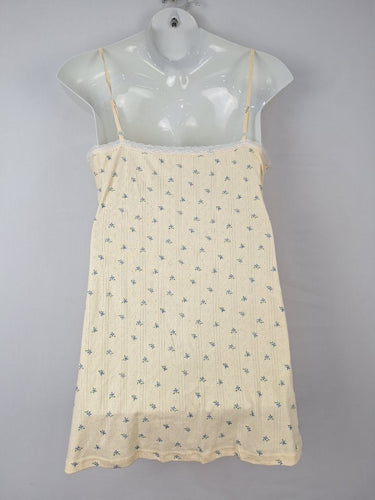 Second-Hand - Sommeil P La Fleur Pointelle Mini Dress Size XL - SwapUp