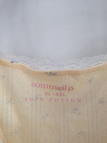 Second-Hand - Sommeil P La Fleur Pointelle Mini Dress Size XL - SwapUp