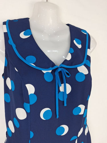 Second-Hand - Review Double dot Navy Dress Size 8 - SwapUp