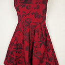 Second-Hand - Princess Highway Berry Fit & Flare Garden Dress Size 8 - SwapUp