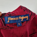 Second-Hand - Princess Highway Berry Fit & Flare Garden Dress Size 8 - SwapUp