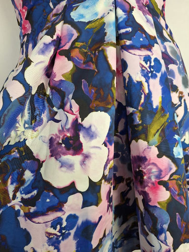 Second-Hand - Cue Watercolour Blur Bloom Dress Size 12 - SwapUp
