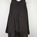 Second-Hand - Turn Black Ink Black Floaty Midi Dress Size M - SwapUp
