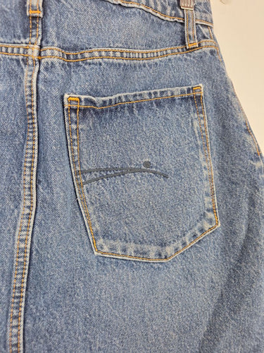 Second-Hand - Nobody Denim Classic Blue Denim Skirt Size 12 - SwapUp