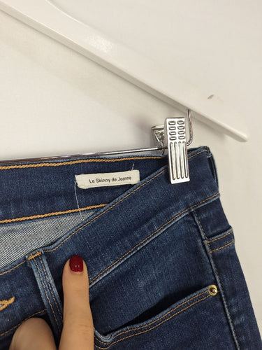 Second-Hand - Frame Classic Blue Skinny Jeans Size 8 - SwapUp