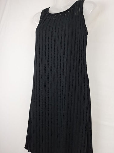 Second-Hand - Lisa Barron Stretch Tank Ladder Mini Dress Size 12 - SwapUp