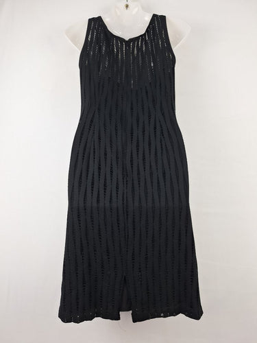 Second-Hand - Lisa Barron Stretch Tank Ladder Mini Dress Size 12 - SwapUp