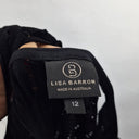 Second-Hand - Lisa Barron Stretch Tank Ladder Mini Dress Size 12 - SwapUp